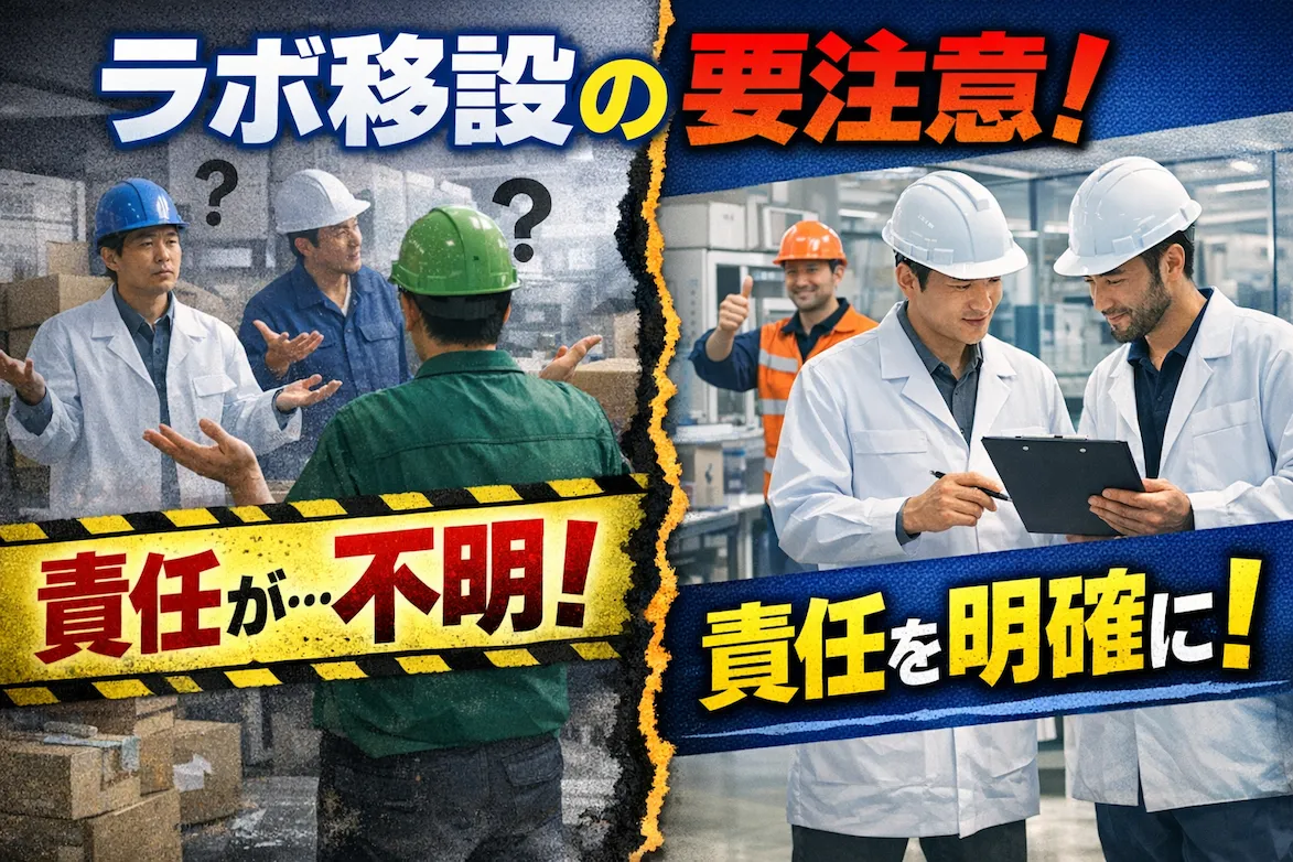 ラボ移設で最も重要なのは「責任区分」だった｜トラブルを防ぐ唯一の方法