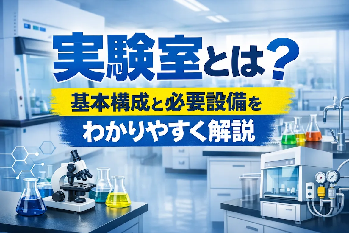 実験室とは？基本構成と必要設備をわかりやすく解説